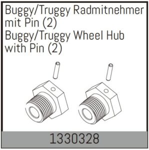 Wheel Hex 17mm Buggy/Truggy (2) (13803) Absima