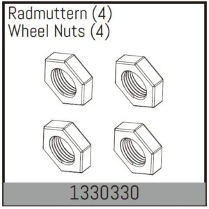Wheel Nuts (4) (1330330) Absima