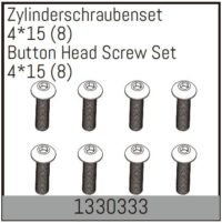 Screws Ball Head M4x15mm (8) (1330333) Absima