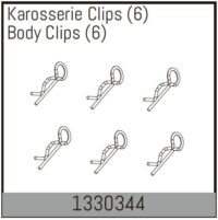 Body Clips (6) (1330344) Absima