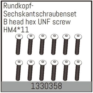 Screws Ball Head M4x11mm (12) (1330358) Absima