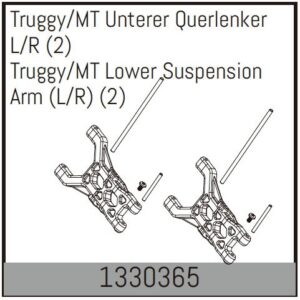 Suspension Arm L/R Truggy/MT (2) (1330365) Absima