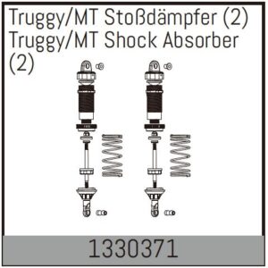 Shock Absorber Set Truggy/MT (2) (1330371) Absima