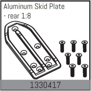 Skid Plate Rear AL (1330417) Absima