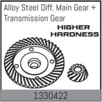 Diff. Crown Gear + Transmission Gear Alloy Steel (1330422) Absima