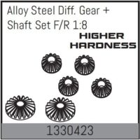 Diff. Gear Set F/R 1:8 Alloy Steel (1330423) Absima