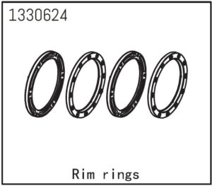 Absima Beadlock Rings (2) - Yucatan