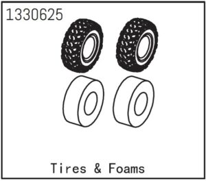 Absima Tires and Foam (2) - Yucatan