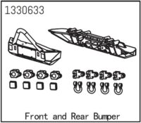 Absima Front And Rear Bumper - Yucatan