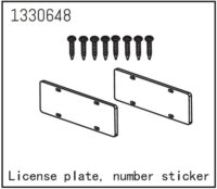 Absima License Plate and Sticker - Yucatan