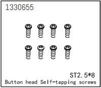 Absima Button Head self-tapping Screws ST2.5*8 (8)