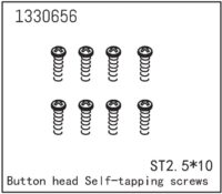 Absima Button Head self-tapping Screws ST2.5*10 (8)