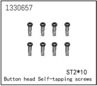 Absima Button Head self-tapping Screws ST2*10 (8)