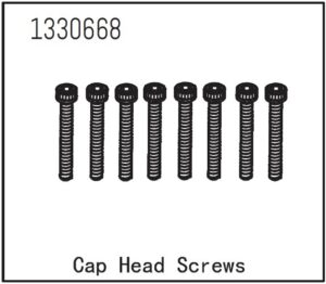 Absima Cap Head Screws M3*22 (8)