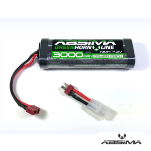3000mAh 7.2V NiMh Absima Aku (T-Plug,Tamiya,325g)