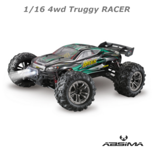 Absima 1:16 Truggy RACER 4wd RTR (black/green) (16004)