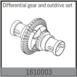 Absima Differential gear and outdrive set