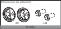 Absima Differential crown gear and pinion set