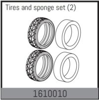 Absima Tires and sponge set (2)