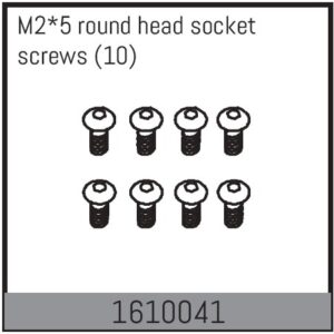 Absima M2*5 round head socket screws (10)