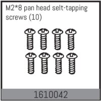 Absima M2*8 pan head selt-tapping screws (10)