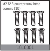 Absima M2.6*8 countersunk head screws (10)