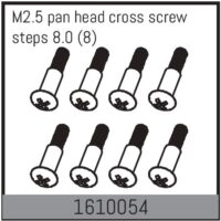 Absima M2.5 pan head cross screw steps 8.0 (8)