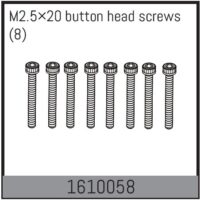 Absima M2.5×20 button head screws (8)