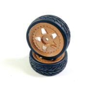 Absima Aluminum wheel set - copper-coloured (2) OPTION