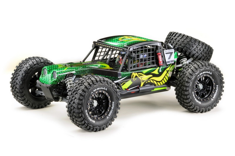 Absima 1/7 Rock Racer "Mamba 7" 6S BL RTR Roheline