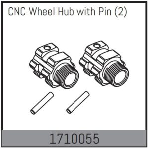 Absima CNC Wheel Hub with Pin (2)