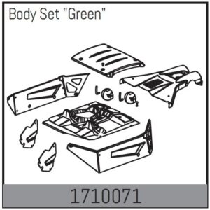 Absima Body Set - green version