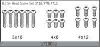 Absima Button Head Screw Set 3*18/4*8/4*12