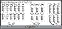 Absima Button Head Screw Set 3*12/3*16