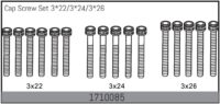 Absima Cap Screw Set 3*22/3*24/3*26