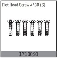 Absima Flat Head Screw 4*30 (6)