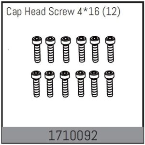Absima Cap Head Screw 4*16 (12)