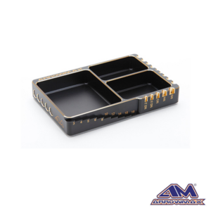 Arrowmax Multi Alu Case For Screws Black Golden (120x80x18mm)