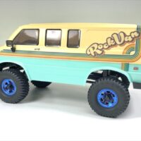 Absima 1.1" Aluminum Beadlock Wheels 1:18 Crawler - blue (2)