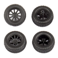 SC28 Front and Rear Wheels and Tires mounted (21426)
