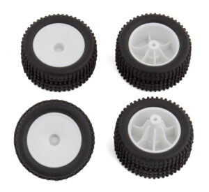 Team Associated RC28T Wheels and Tires, mounted