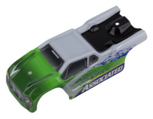 Team Associated TR28 BODY, WHITE/GREEN