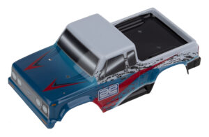 Team Associated CR28 BODY, RED/WHITE & BLUE