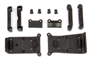 Team Associated Skid Plates and Arm Mounts Set