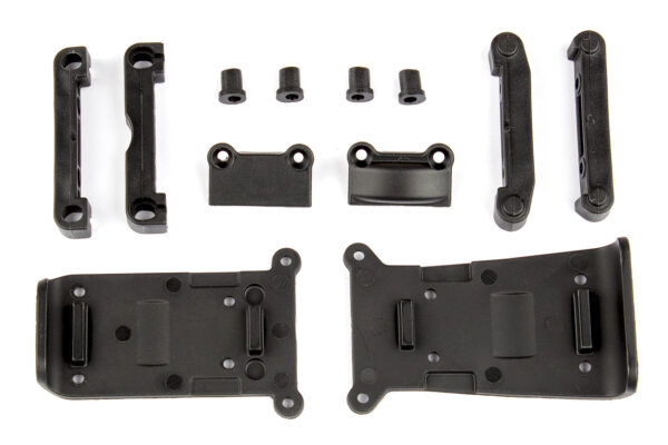 Team Associated Skid Plates and Arm Mounts Set