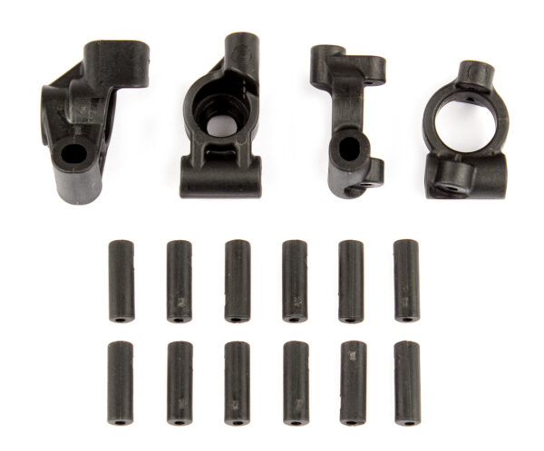 Team Associated Rear Hubs, Caster Blocks, and Inserts Set