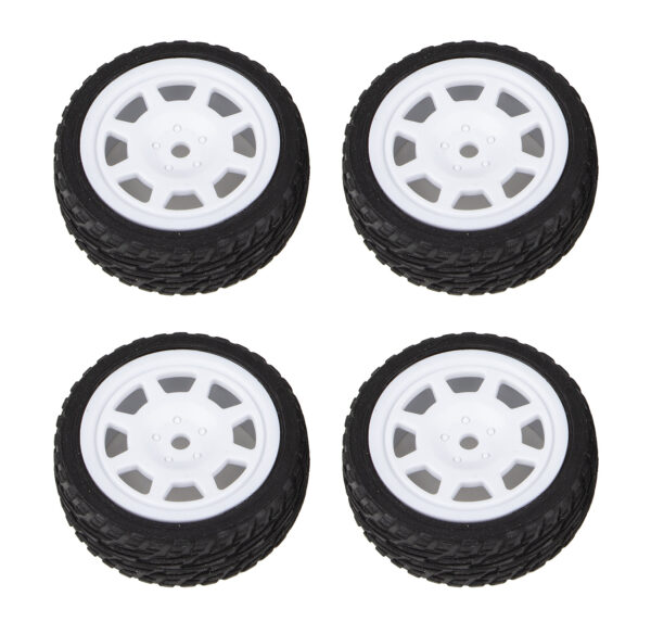 Team Associated Reflex 14R Hoonicorn Wheels and Tires, rubber