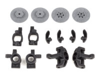 Team Associated Reflex 14R Steering and Caster Blocks, Rear Hubs, and Brake Discs