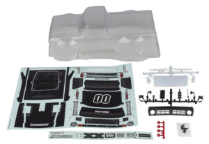 Team Associated Reflex 14R Hoonitruck Body Set, clear