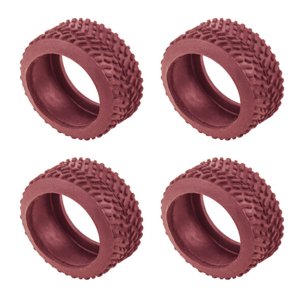 Team Associated NanoSport Pin Tires, red